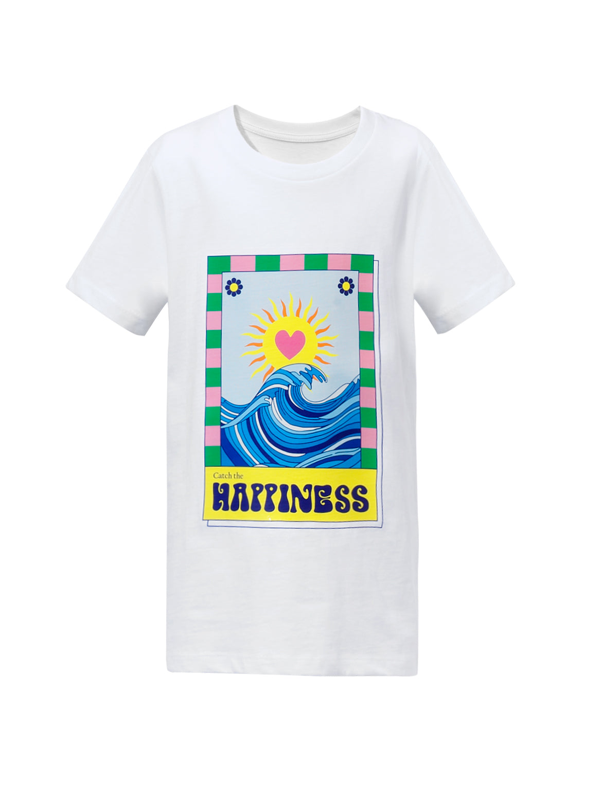 HAPPINES MINI T- SHIRT WHITE