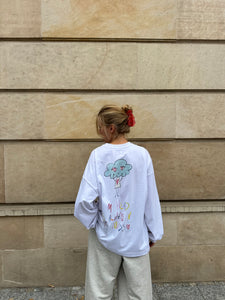 HEAD IN THE CLOUDS LONGSLEEVE WHITE