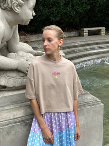 CATCH SUN CROP TOP BEIGE