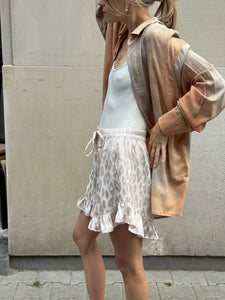 FLOUNCE SHORTS CHAMPAGNE