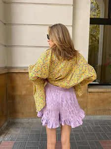 FLOUNCE SHORTS LILA