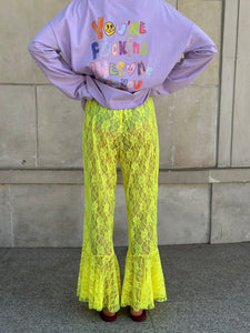 SUMMER PANTS YELLOW