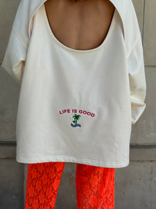 HOLIDAY SWEATSHIRT ECRU