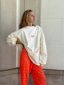 HOLIDAY SWEATSHIRT ECRU