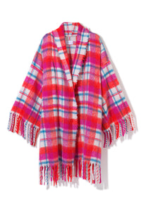 PERTH PONCHO PINK
