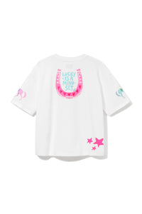 LUCKY T-SHIRT OFF WHITE