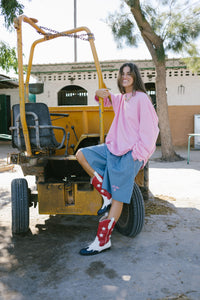 HOLIDAY SWEATSHIRT PINK