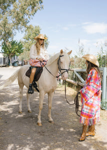 PERTH PONCHO PINK
