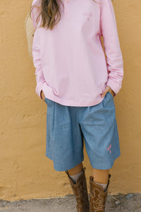 SUN POLO LONGSLEEVE PINK