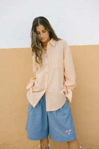 MALAGA SHIRT PINK/ YELLOW